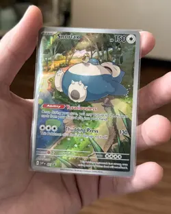 Pokemon Snorlax 151 Promo 051 Sv: Scarlet & Violet Promo Cards Holo Full Art - Image 1