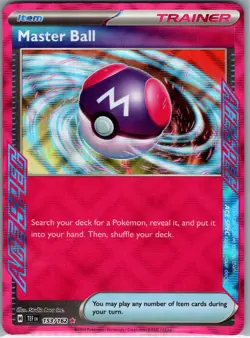 Master Ball 153/162 SV05: Temporal Forces - Pokemon Card - NM - Image 1