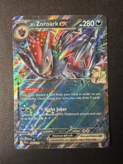 Pokemon Card - N’s Zoroark Ex Double Rare 098/159 - Journey Together - Image 1