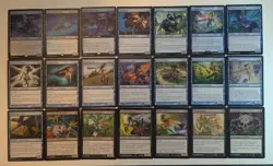 Magic the Gathering Faerie themed lot. Dimir Blue/Black. 21 Cards. collection. - Image 1