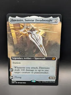 MTG - Dawnsire, Sunstar Dreadnought - EXTENDED ART - EOE #351 - Mythic - NM - Image 1