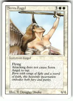 Revised Edition Magic: The Gathering Serra Angel MTG - Image 1