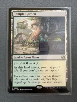 1x Temple Garden Lorwyn Eclipsed Regular Rare NM - Image 1