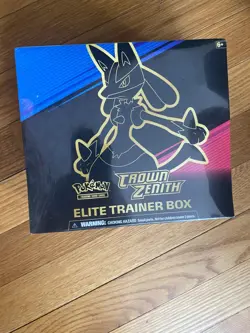 Pokemon Crown Zenith Elite Trainer Box Lucario Promo English 2023 - Image 1