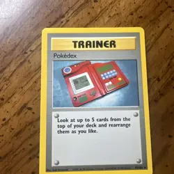 Pokedex 087/102 Pokemon TCG Base Set Vintage WOTC Regular (Light Play) 3 - Image 1