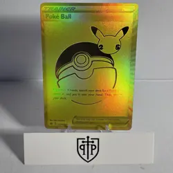 Pokemon TCG - Poke Ball SWSH146 Sword & Shield Promo - Gold Holo - NM - Image 1