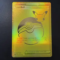 Pokemon TCG - Poke Ball SWSH146 Sword & Shield Promo - Gold Holo - NM - Image 3