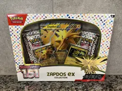 Pokemon Scarlet & Violet 151 Zapdos EX Collection Sealed - Image 1