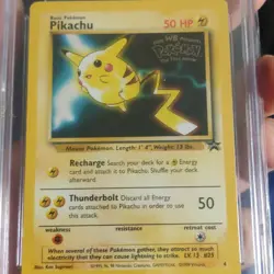 Pokemon Pikachu Black Star Promo 04/53 Wotc 1999 CGC Gem Mint 10 - Image 2