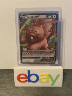 Pokemon TCG Greedent V Full Art 053/072 Shining Fates - Image 5