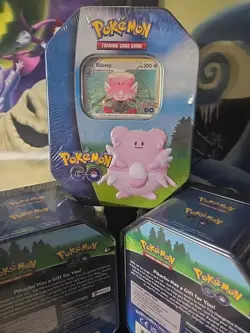 Pokemon TCG: Pokemon Go Tin Set Of 3x New & Sealed Pikachu, Blissey, Snorlax - Image 4