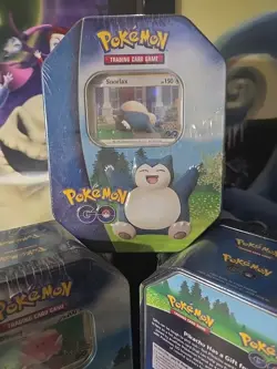 Pokemon TCG: Pokemon Go Tin Set Of 3x New & Sealed Pikachu, Blissey, Snorlax - Image 5