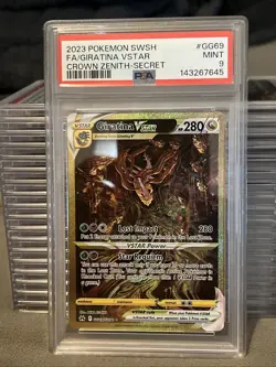 Pokemon Giratina VSTAR TCG Gold, GG69/GG70, Crown Zenith: Galarian Gallery PSA 9 - Image 1