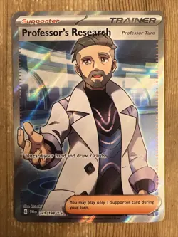 Professor's Research - 241/198 - Pokemon Scarlet & Violet Base Full Art Card NM - Image 1