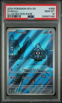 Duskull 068/064 Pokemon TCG Shrouded Fable Illustration Rare PSA 10 GEM MNT - Image 1
