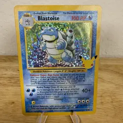 Blastoise 2/102 Pokemon Celebrations Classic Collection NM Misprint / Cut ErrorU - Image 1