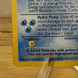 Blastoise 2/102 Pokemon Celebrations Classic Collection NM Misprint / Cut ErrorU - Image 4