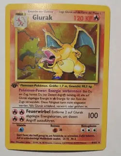 1999 Pokemon First Edition Base German Glurak | Charizard Holo Ultra Rare Vtg - Image 2