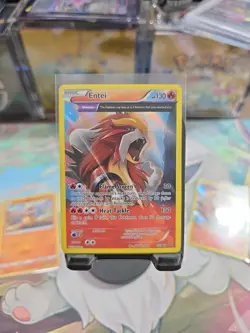 Pokemon TCG Entei 15/98 Holo Rare XY Ancient Origins 2015 - Image 1