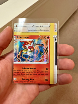 Pokemon TCG Miscut Error - Brilliant Stars Infernape 026/172 Holo (Near Mint) - Image 3