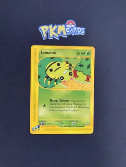 Pokemon TCG Spinarak Aquapolis 111/147 Regular LP. - Image 1