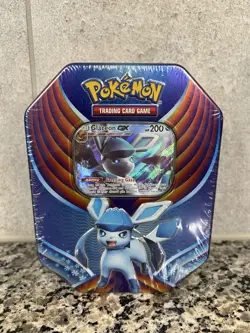 Pokemon 2018 Evolution Celebration Tin Glaceon GX Sealed - Image 1
