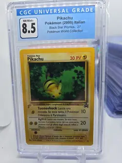 2000 Pokemon Baby Pikachu - World Collection - Italian - #27 - CGC 8.5 - Image 1