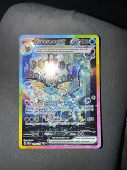 Vaporeon ex 149/131 Prismatic Evolutions Special Illustration Rare Pokemon NM - Image 1