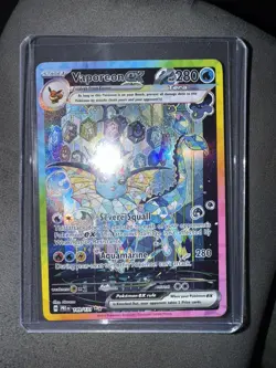 Vaporeon ex 149/131 Prismatic Evolutions Special Illustration Rare Pokemon NM - Image 3