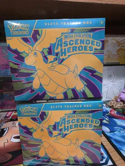 2X Pokemon Ascended Heroes ETB Elite Trainer Box NEW & SEALED **IN HAND** - Image 1