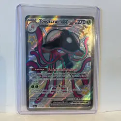 Toedscruel ex 213/091 Paldean Fates (PAF) Shiny Ultra Rare Full Art Pokemon - Image 1