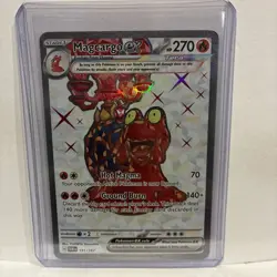 Magcargo ex 191/167 - Pokemon Twilight Masquerade Ultra Rare Full Art Holo NM - Image 3