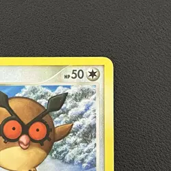Pokemon TCG Hoothoot 85/130 Diamond and Pearl 85/140 Common Reverse Holo - HP - Image 3