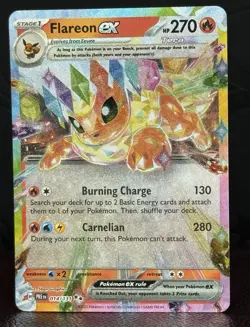 LOT of 8 Eevee/Eevolution Double Rare Holofoil Pokemon Prismatic Evolutions MINT - Image 3