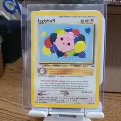 Igglybuff 40/75 Neo Discovery Uncommon Basic Pokemon Card 1995-2001 - Image 1