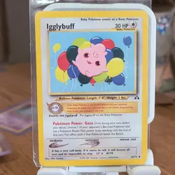 Igglybuff 40/75 Neo Discovery Uncommon Basic Pokemon Card 1995-2001 - Image 3