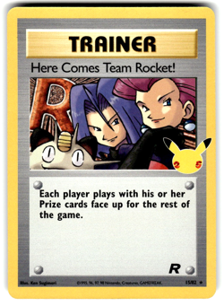 Pokemon Celebrations: Classic Collection Card 15/82 Here Comes Team Rocket! - Image 1