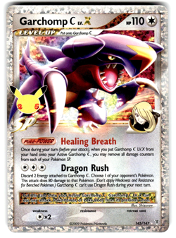 Pokemon Celebrations: Classic Collection Card 145/147 Garchomp C LV.X - Image 1