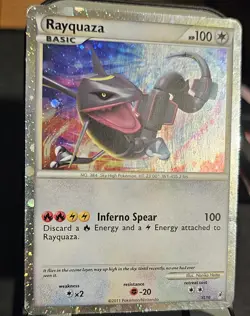 2011 POKEMON CALL OF LEGENDS #SL10 SHINY RAYQUAZA-HOLO TCG CARD VINTAGE RARE - Image 2