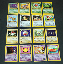 Pokemon Cards Lot 16 1st Editions Common Uncommon Non-Holo Assorted LP Collect - Image 1