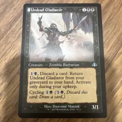 1x Undead Gladiator - Retro Frame NM Eng MTG - Dominaria Remastered DMR 313 - Image 1