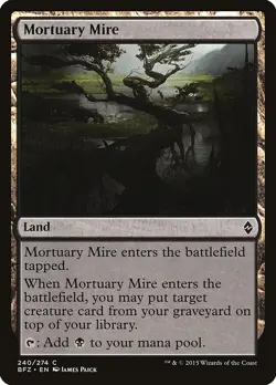 MORTUARY MIRE X 4 N/M- BATTLE FOR ZENDIKAR MAGIC THE GATHERING - Image 1