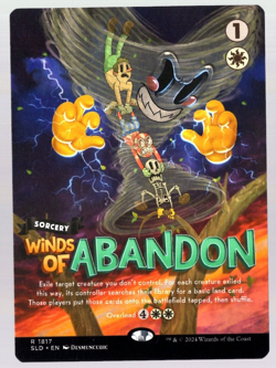 Winds of Abandon 1817 Borderless Non Foil Twisted Toons Secret Lair MTG NM - Image 1