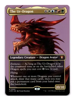 The Ur-Dragon (Borderless) - 689 CMM: Commander Masters M Normal NM - Image 1