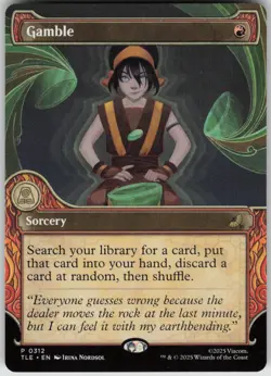 MTG Gamble (Showcase) Normal NM Avatar: The Last Airbender: Magic 312 - Image 1