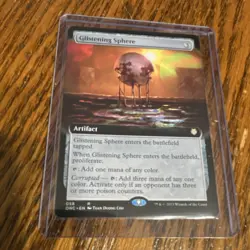 Magic: The Gathering Glistening Sphere Extended Art Commander Artifact Rare 58 - Image 1