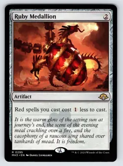 Ruby Medallion - Modern Horizons 3 - MTG Magic the Gathering - Image 1