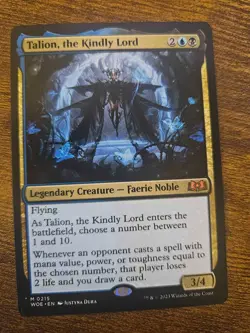 Talion, the Kindly Lord | MTG Magic the Gathering WOE #215 NM - Image 1