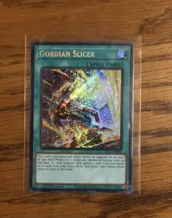 Yugioh Alliance Insight - Gordian Slicer - Secret Rare - ALIN-EN066 - Image 1
