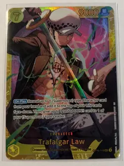 Trafalgar Law SEC OP10-119 One Piece TCG English Royal Blood NM Condition - Image 1